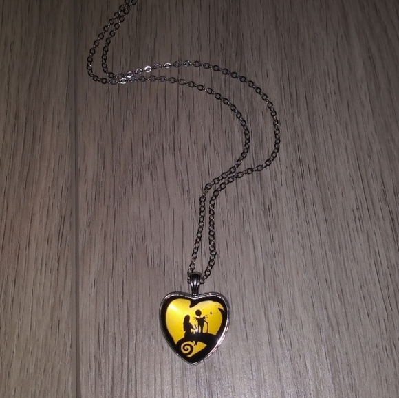 Source Unknown Jewelry - NEW Nightmare Before Christmas Heart Love Necklace - NWT